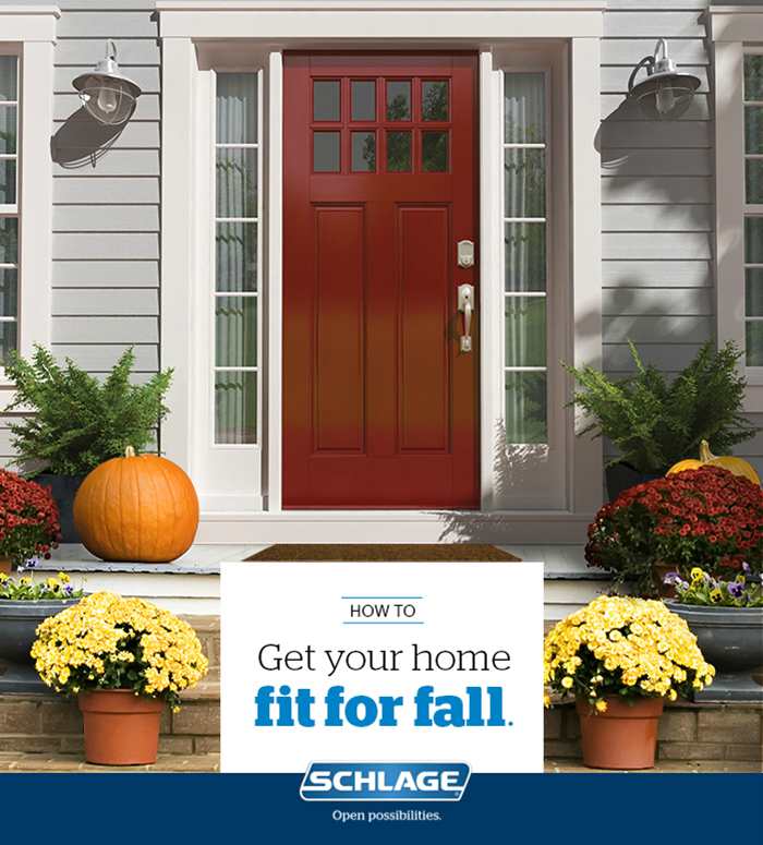 Fall Curb Appeal - Handlesets - Schlage
