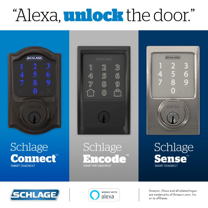 Amazon Alexa - Unlock - Schlage Smart Locks
