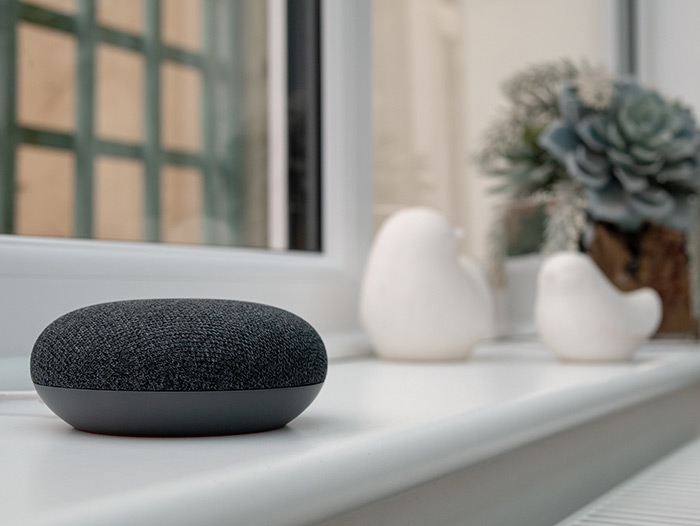 Google home smart speaker.