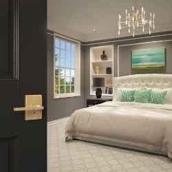 Art Deco bedroom design | Schlage