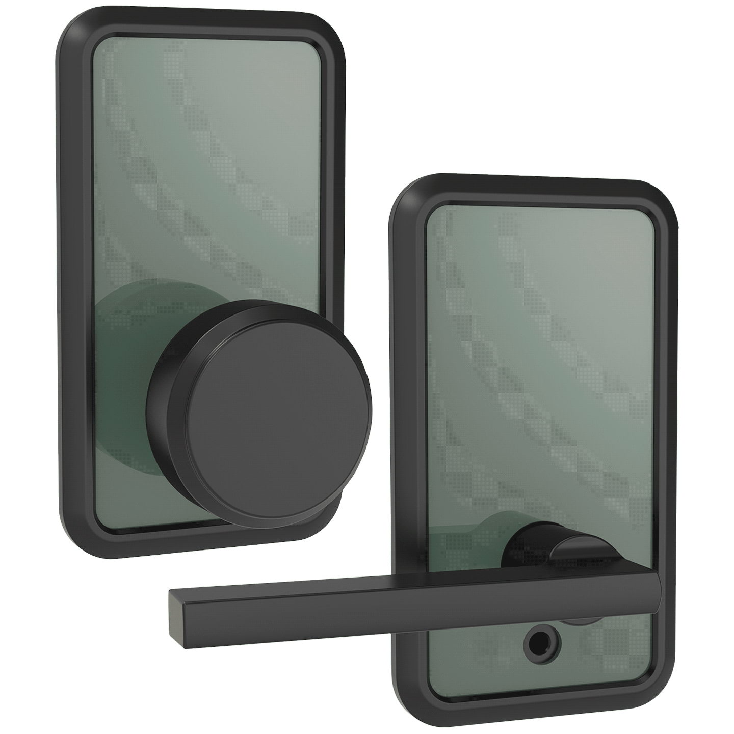 Animated image showing the three natual inserts that are part of the Natural Collection by Schlage.