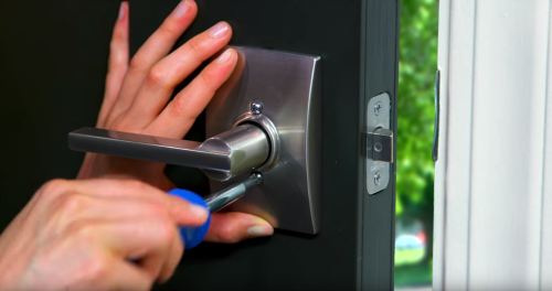 5 steps to a style update: Schlage interior door hardware installation