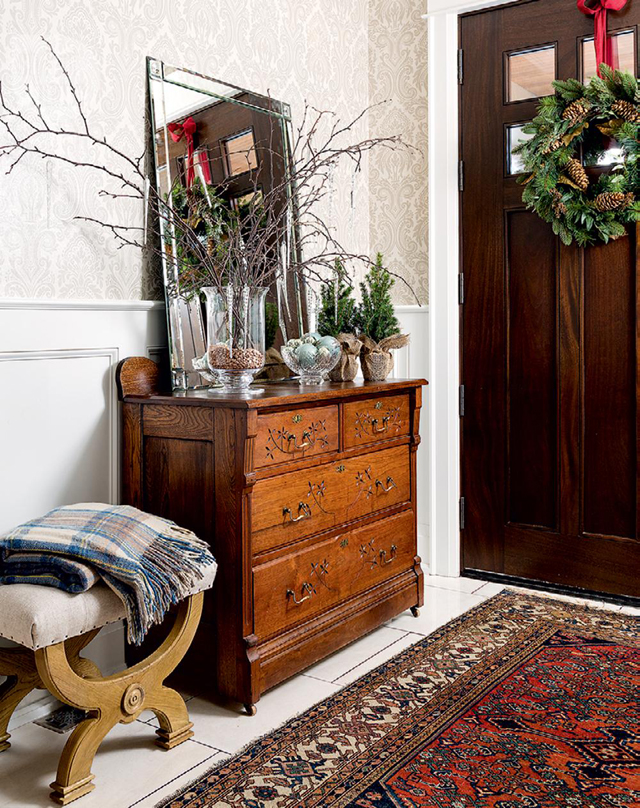 Welcome Home for the Holidays with Cheerful Entryway Decor | Schlage