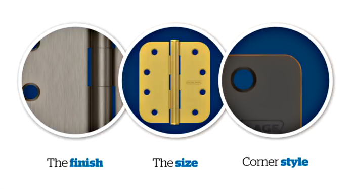 Replacement door hinges | Schlage
