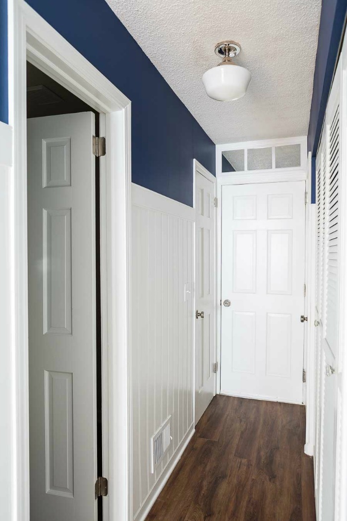 Navy hallway ideas | Schlage