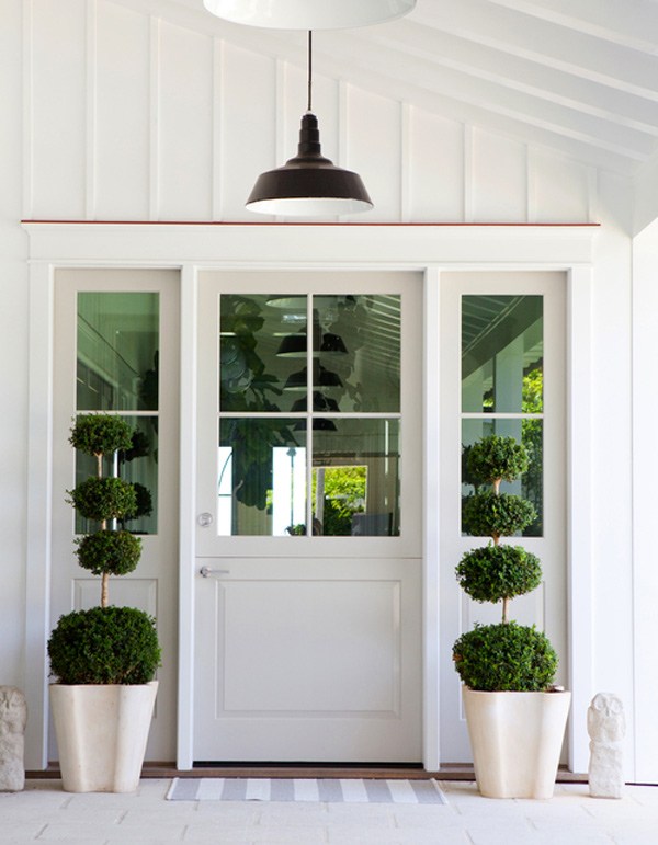 Modern dutch door