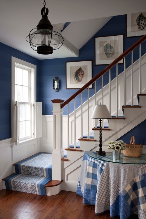 Summer Foyer - Entryway Storage Ideas