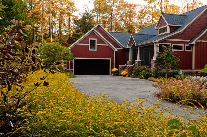 Fall mums - Curb Appeal - Schlage