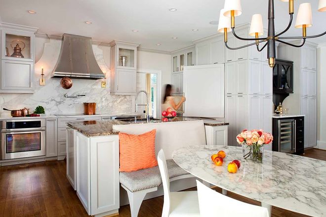 Mixed materials - Kitchen - Marble Countertops