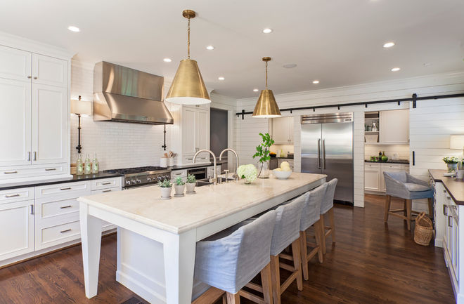 Mixed materials - Kitchen - Mixed hardware finishes