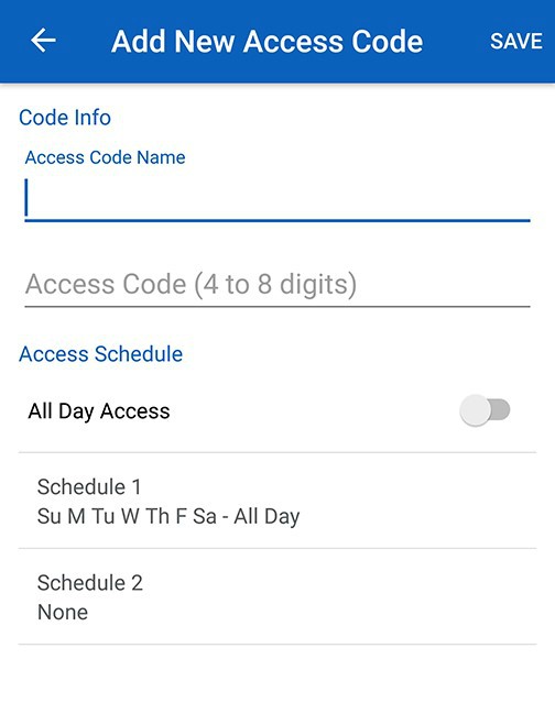 Smart Lock - Schedule user codes - Schlage Sense