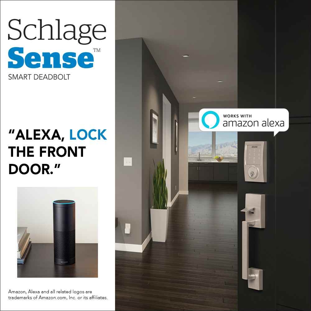 Smart locks - Schlage Sense - Amazon Alexa