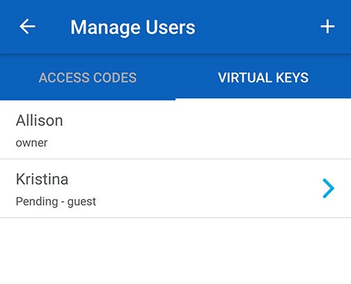 Smart Lock - Virtual Keys - Schlage Sense