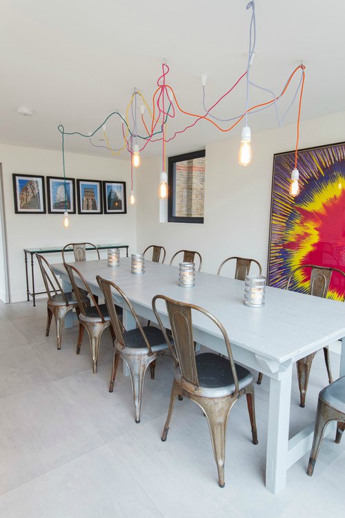 Exposed fixtures - Electrical wiring - Contemporary homes