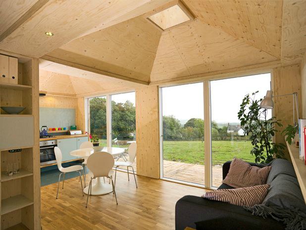 Exposed finishes - Plywood - Living Room