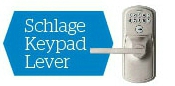 1 Bore hole - Electronic lock - Schlage Keypad lever