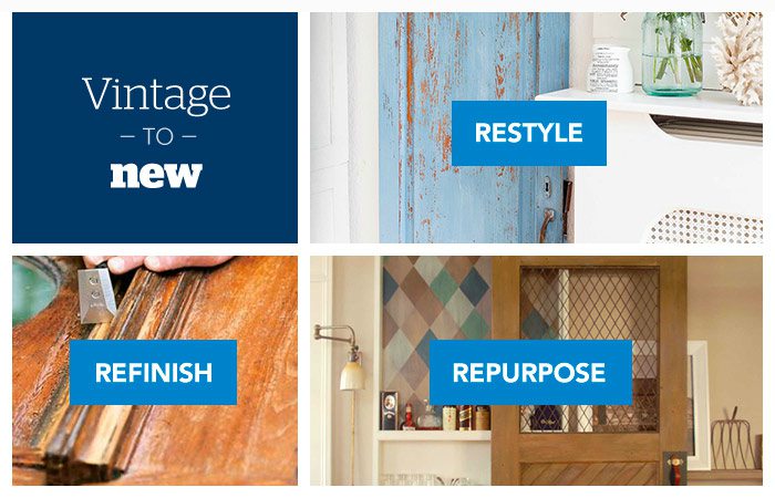 DIY tips - Vintage door makeover - Schlage