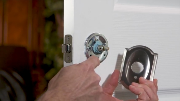 How to install a Schlage Custom™ Combined Interior lock