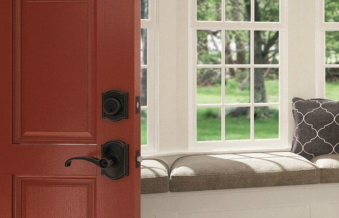 Farmhouse Door Hardware - Whitney Lever - Schlage Custom