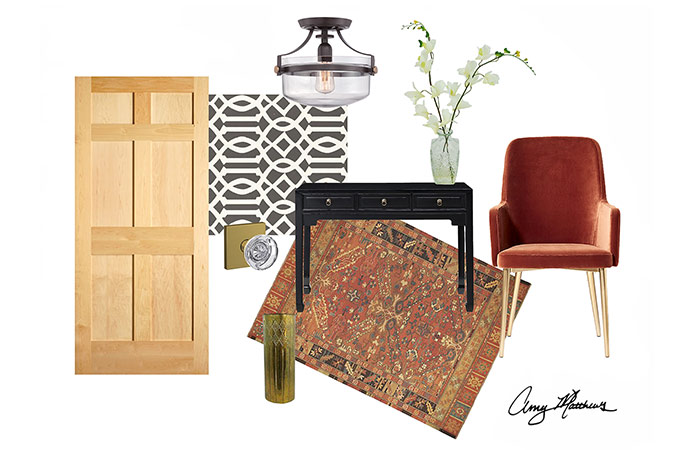 Eclectic, vintage style - Mood board - Amy Matthews - Schlage Custom