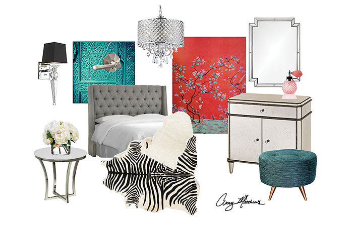 Hollywood Regency - Mood board - Amy Matthews - Schlage Custom