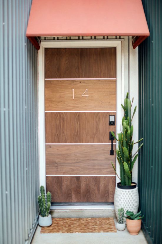 Modern Home - Front Door Makeover - Sugar & Cloth - Schlage