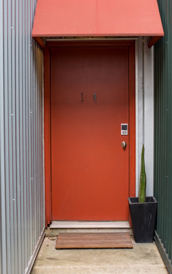 Modern Home - Front Door Makeover - Sugar & Cloth - Schlage