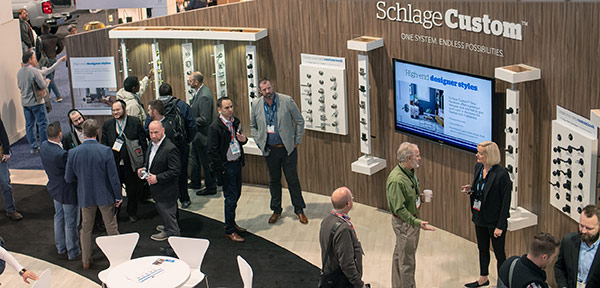 Schlage booth at IBS 2019.