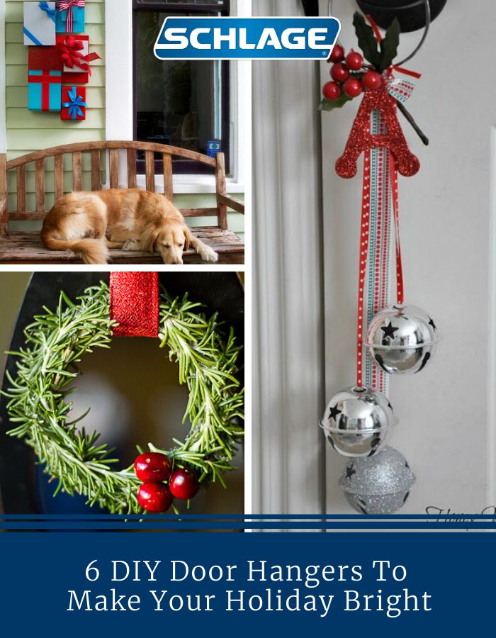 6 DIY holiday door décor ideas to make your season bright.