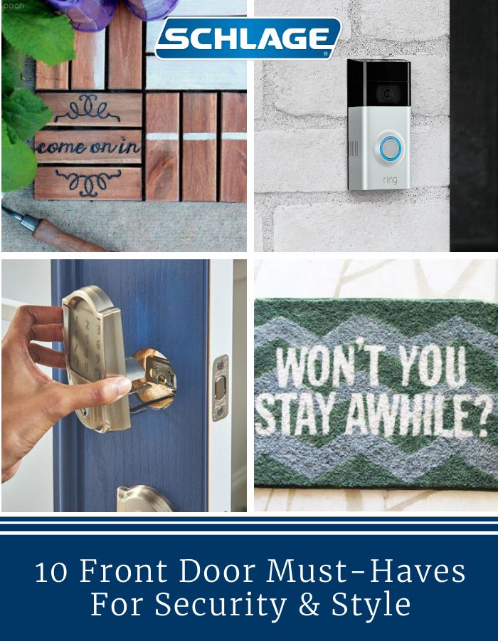 Front door security and style essentials