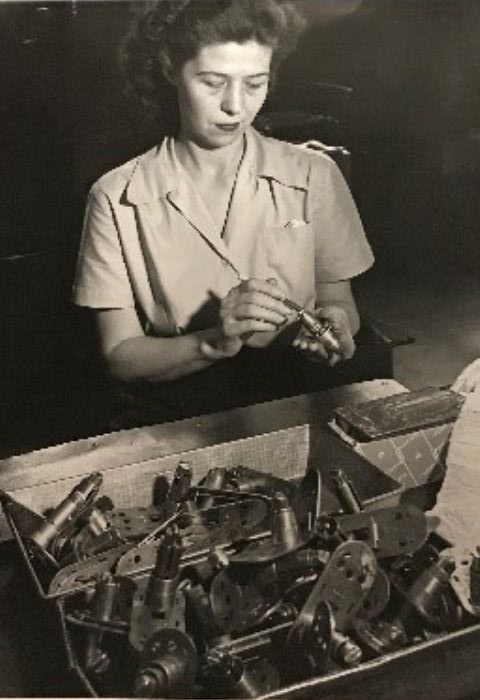 Women assembling Schlage Locks