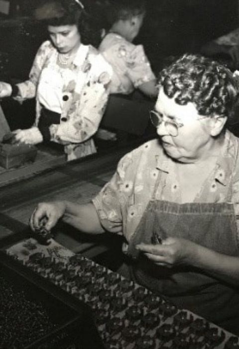 Women assembling Schlage Locks