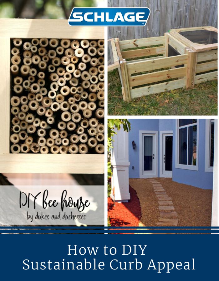 DIY sustainable curb appeal ideas.