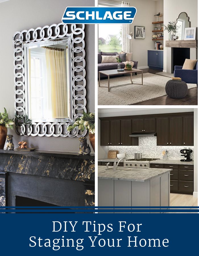 DIY tips for staging your home to sell.