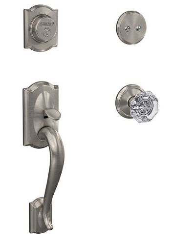 Schlage Custom Camelot Inactive Handleset.