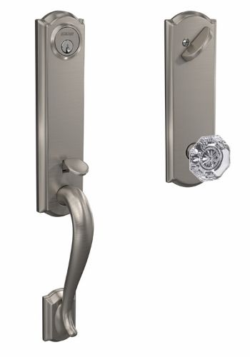 Schlage Custom Camelot 3/4 trim handleset