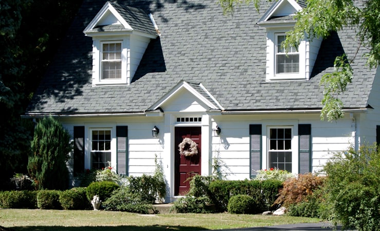 1940 Cape Cod home.