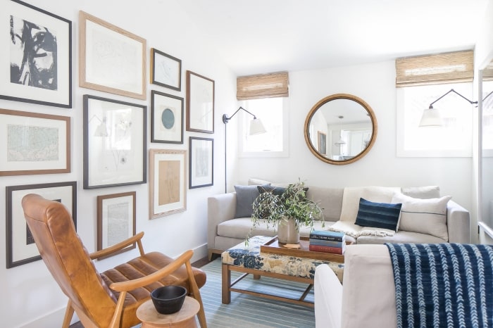 Where To Hang Mirrors For More Style, How To Hang A Mirror Over Couch