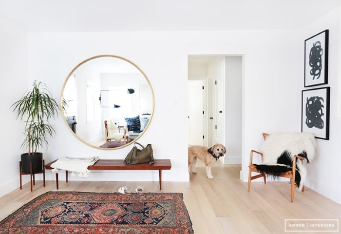 Where To Hang Mirrors For More Style, How To Hang A Mirror In Living Room