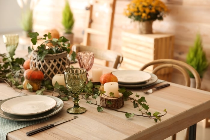 Thanksgiving tablescape.