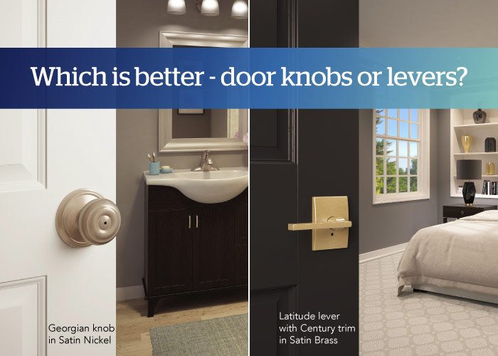 Which is better – door knobs or levers?