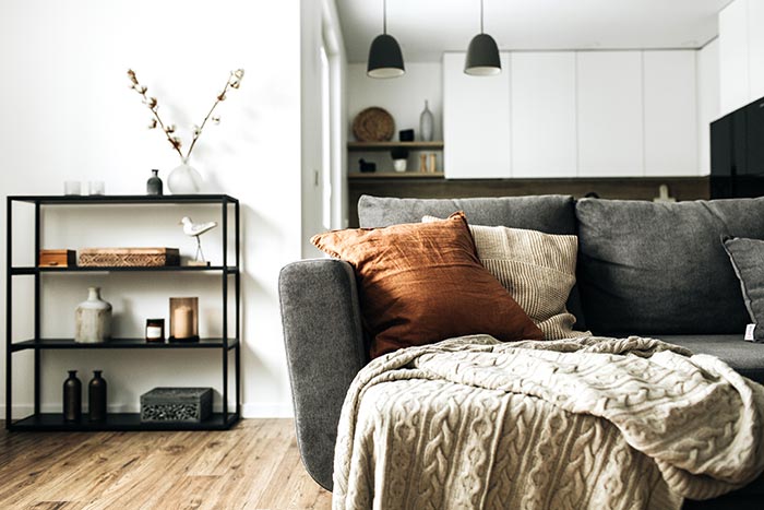 Scandinavian living room.