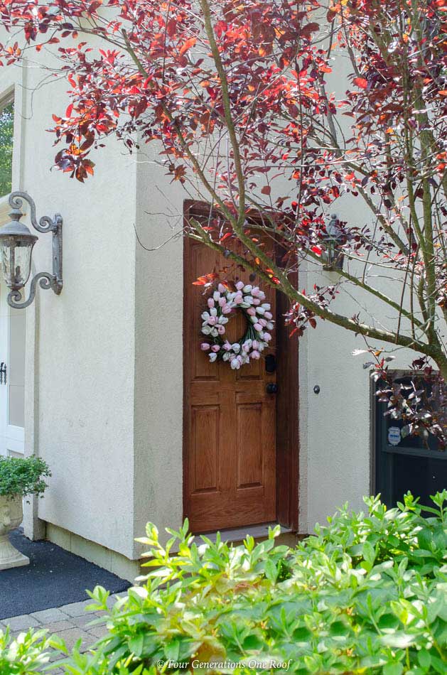 Side garage door refresh with Schlage smart deadbolt.