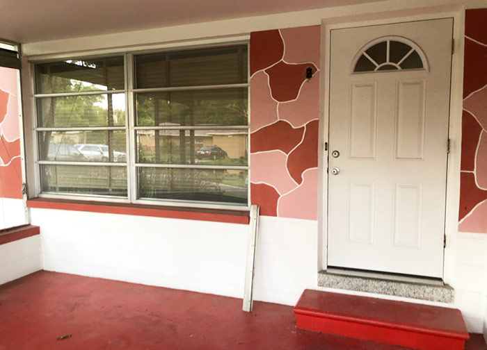 Elkins + Co Flip House porch remodel before