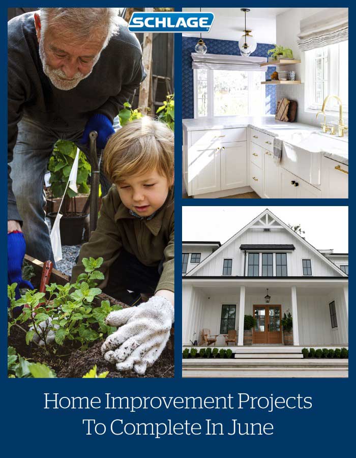 Home improvement projects to complete in June.