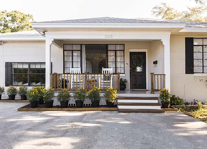 DIY Rustic Front Door Makeover - Jenna Sue Design