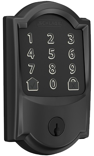 Schlage Encode in matte black