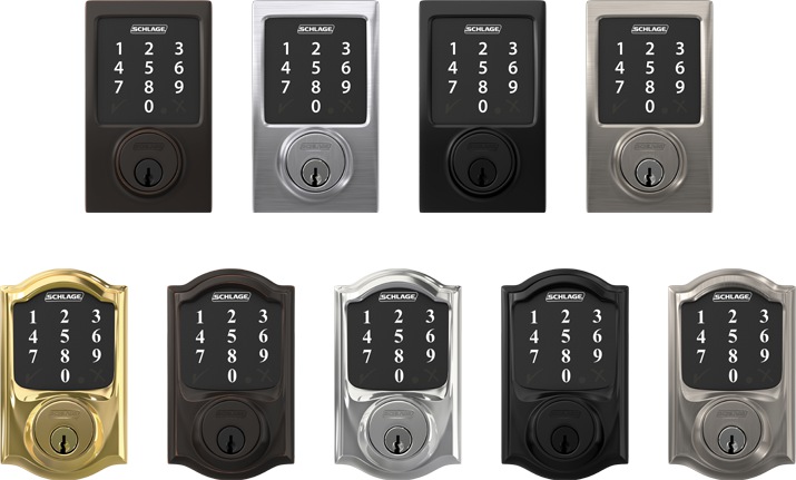 Schlage Connect Smart Deadbolt - Zigbee lock - Styles