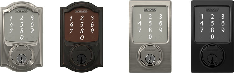 Schlage Sense Smart Deadbolt - Bluetooth smart lock - Styles