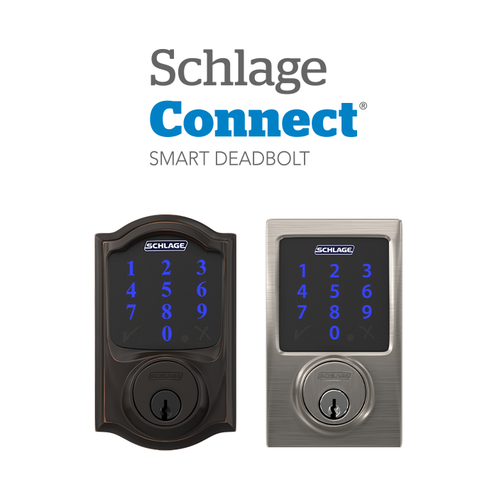 Schlage Connect in a variety of styles